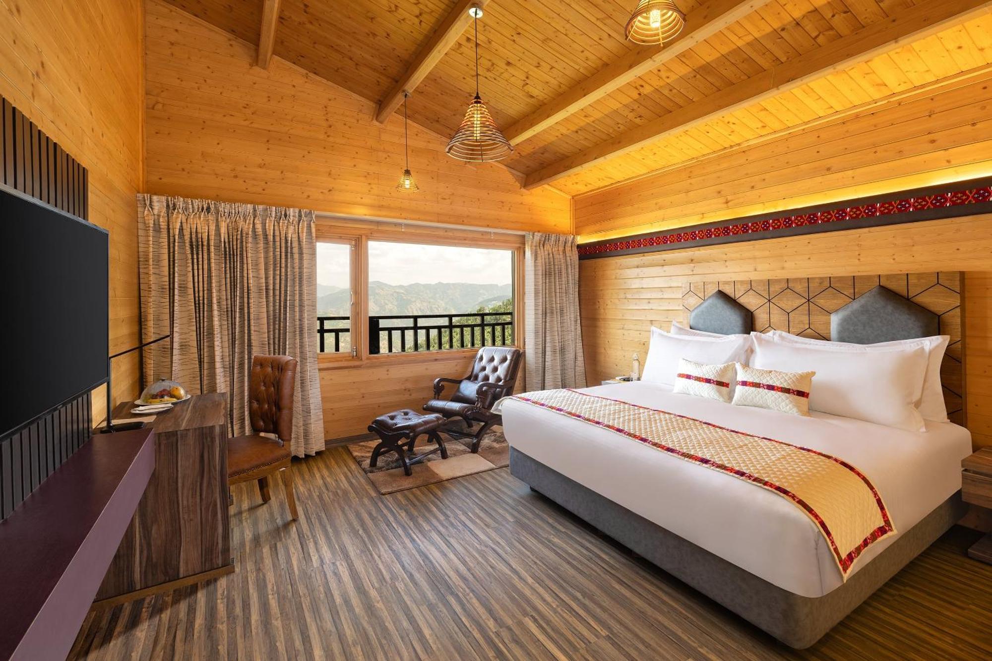 Justa Cliffend Resort & Spa, Mashobra Kiar Exterior photo